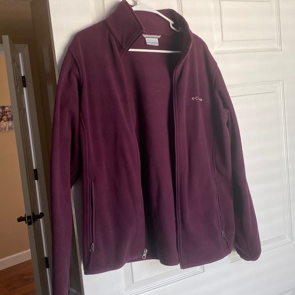 Purple Columbia zip up jacket